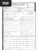 Admission Form UOG 2010