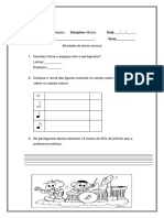 Atividade 1 - 1 e 2º Ano