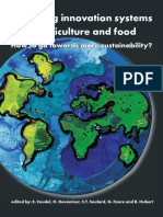 Renewing Innovation Systems in Agriculture and Food: How To Go Towards More Sustainability?