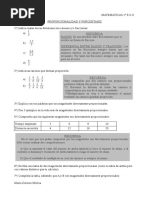 Ficha Repaso Proporcionalidad 1eso PDF