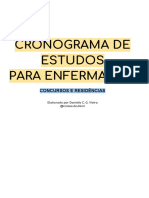 Cronograma de Estudos para Enfermagem