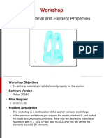 Anchor Material and Element Properties