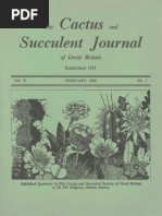 The Cactus and Succulent Journal of Great Britain Vol.31