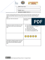 Worksheet5 - Lego Mindstorms EV3