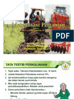 Mekanisasi Pertanian - Pendahuluan