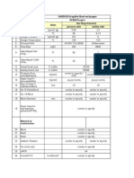 16HE018 Graphite Heat Exchanger DCBH Project Sr. No. Particulars Units Our Requirement Process Side Utility Side