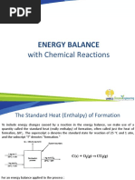 Energy Balance With Reactions