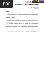 La Resiliencia en Las Aulas de Clase en La Formación de Los Estudiantes. Cesar Augusto Lozano Parga. Universidad de Tolima.