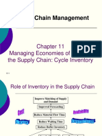 Supply Chain Management: Managing Economies of Scale in The Supply Chain: Cycle Inventory