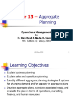 Chapter 13 - : Aggregate Planning