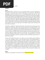 SALES - Riviera Filipina, Inc. v. CA Et Al, 2002 (Rights of First Priority (Refusal) )