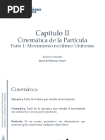 Cinematica Dde Particulas