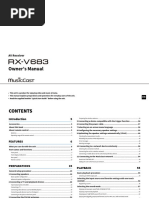 Yamaha Receiver RXV 683 PDF