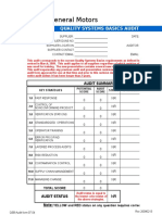 GM Basic Audit Form