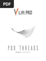 V LIFT PRO PDO Threads Brochure English