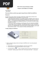 ABAQUS CAD Import Tutorial