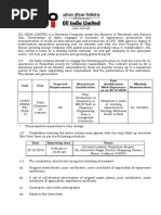 Code Post Projected Requirements Educational Qualification Post Qualification Work Experience As On 29.10.2018 Monthly Remuneration