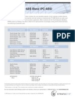 Polycarbonate-ABS Blend (PC-ABS) : Mechanical Properties Test Method Imperial Metric