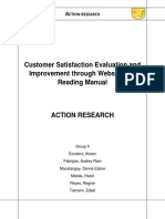 Customer Satisfaction Evaluation and Improvement Through Website and Reading Manual