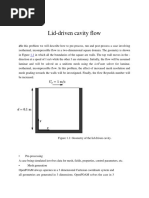 Simulation of Cavity Flow