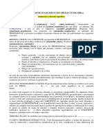 Modelo de Contrato de Servicios