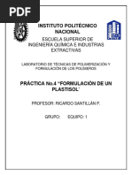 Formulacion de Un Plastisol