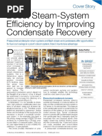 Boost Steam-System Efficiency by Improving Condensate Recovery