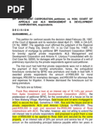 Bpi Investment Corporation, Petitioner, vs. Hon. Court of Appeals and ALS Management & Development CORPORATION, Respondents. Decision Quisumbing, J.