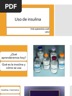 Uso de Insulina