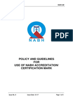 Policy and Guidelines FOR Use of Nabh Accreditation/ Certification Mark