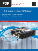 Sensor Photonics: Distributed Feedback (DFB) Laser