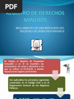 Registro de Derechos Mineros Diapos