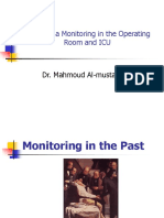 Anesthesia Monitoring in The Operating Room and ICU: Dr. Mahmoud Al-Mustafa