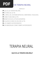 Diplomado en Terapia Neural Modulo1 y 2