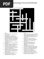 HR Cross Word