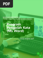 Modul UKG SMP - Program Pengolah Kata (Ms Word) PDF