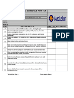 Sample Weekly Cleaning Schedule For Shop Floor