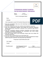 Surat Pernyataan Patuh Terhadap Etika Ahli Kesmas