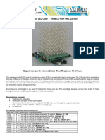 Blue 8x8x8 LED Cube Kit - PCB Version