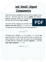 DC and Small Signal Components