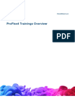 ProFlex4 Trainings Overview