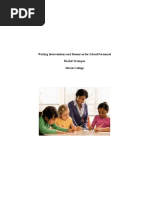 Academic Handbook Writing Interventions