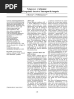 Sjögren's Syndrome: From Pathogenesis To Novel Therapeutic Targets