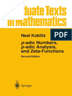 1984 Book P-adicNumbersP-adicAnalysisAnd PDF