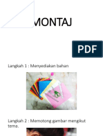 Langkah Menghasilkan Montaj