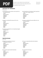 Emotional Intelligence Assessment