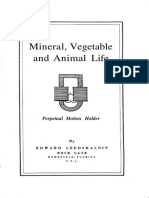 Mineral Vegetable and Animal Life PDF