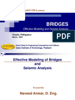 Seismic Modeling and Analysis of Bridges Manila March 2006