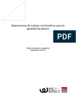 Experiencias de Trabajo Con Hombres para La Igualdad de Género - v1 PDF