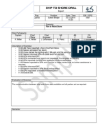 MR 21 - Ship To Shore Drill Sample